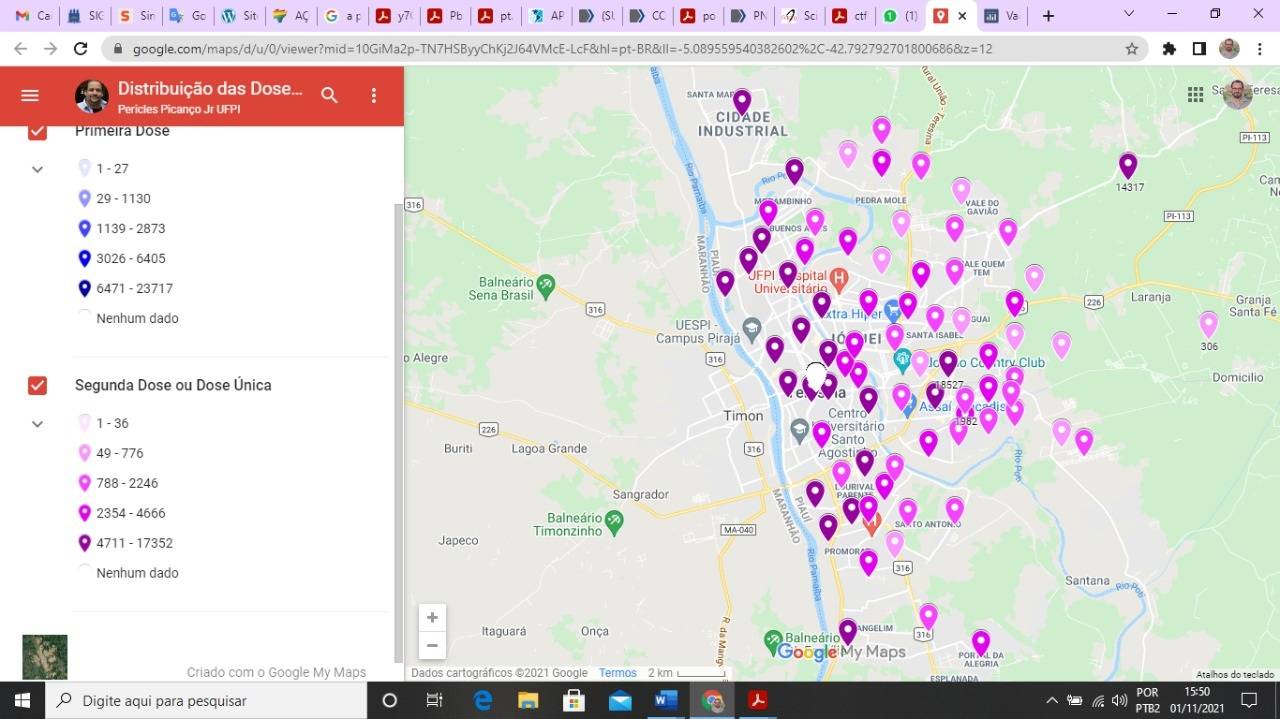 Estudo da UFPI/FIOCRUZ-PI aponta fatores para vacinação contra covid desigual em Teresina